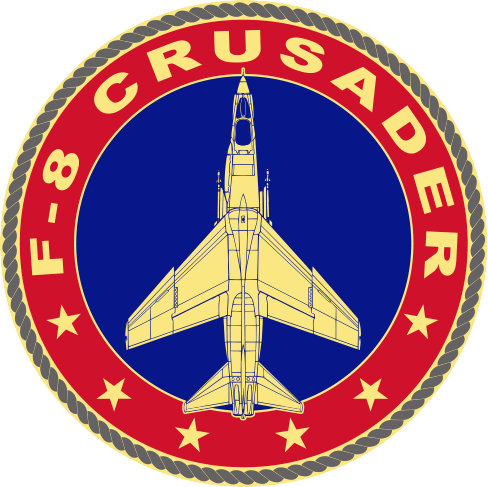 F8 Crusader challenge coin